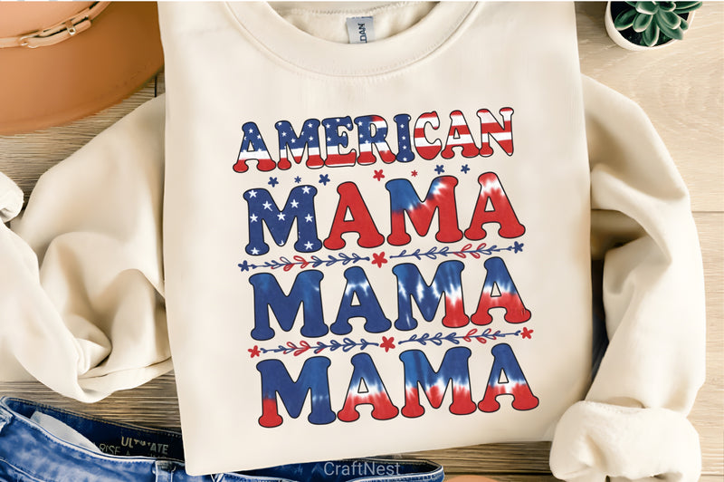 4th of July American Mama Clipart Bundle - CraftNest - Digital Crafting and Art