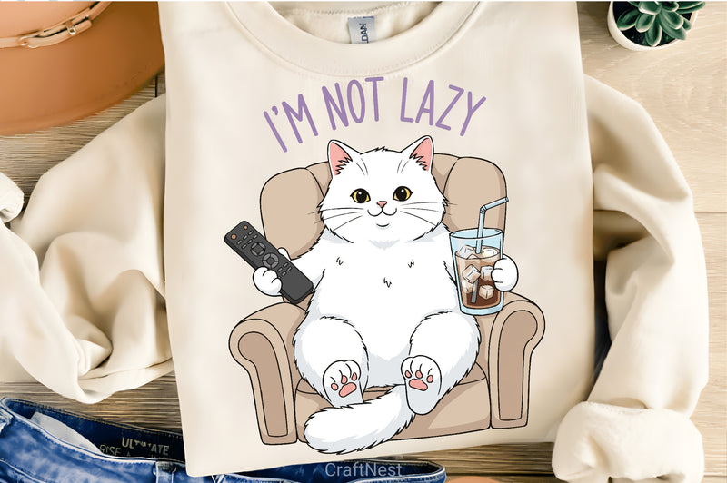 Relaxed Cat Clipart Bundle - CraftNest - Digital Crafting and Art