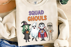Squad Ghouls Halloween Clipart Bundle - CraftNest - Digital Crafting and Art