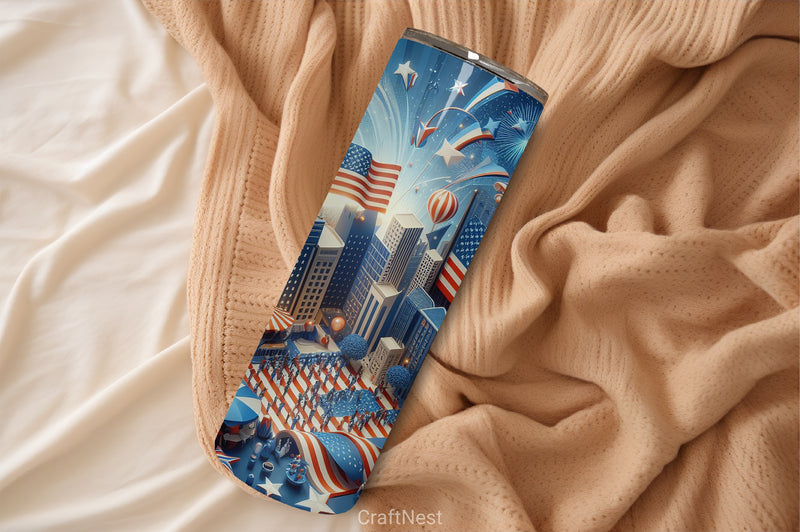 4th of July Tumbler Wrap Bundle 85 - CraftNest - Digital Crafting and Art