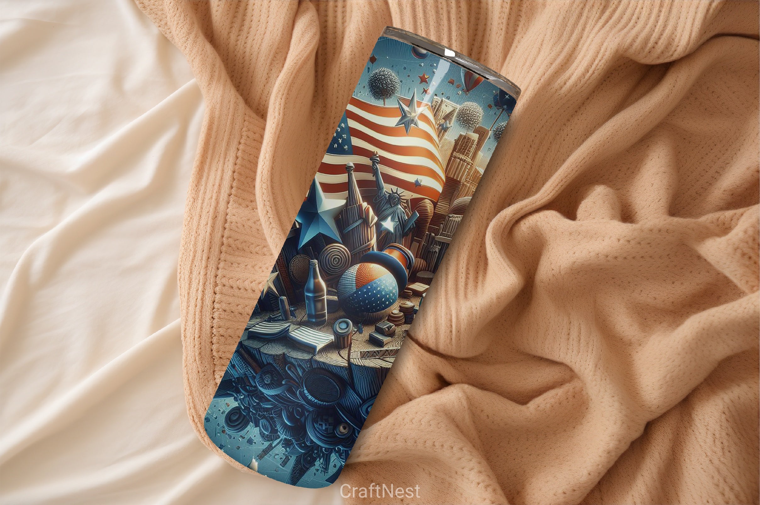 4th of July Tumbler Wrap Bundle 98 - CraftNest - Digital Crafting and Art