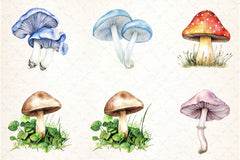 Summer Mushroom Clipart Bundle 11 - CraftNest - Digital Crafting and Art