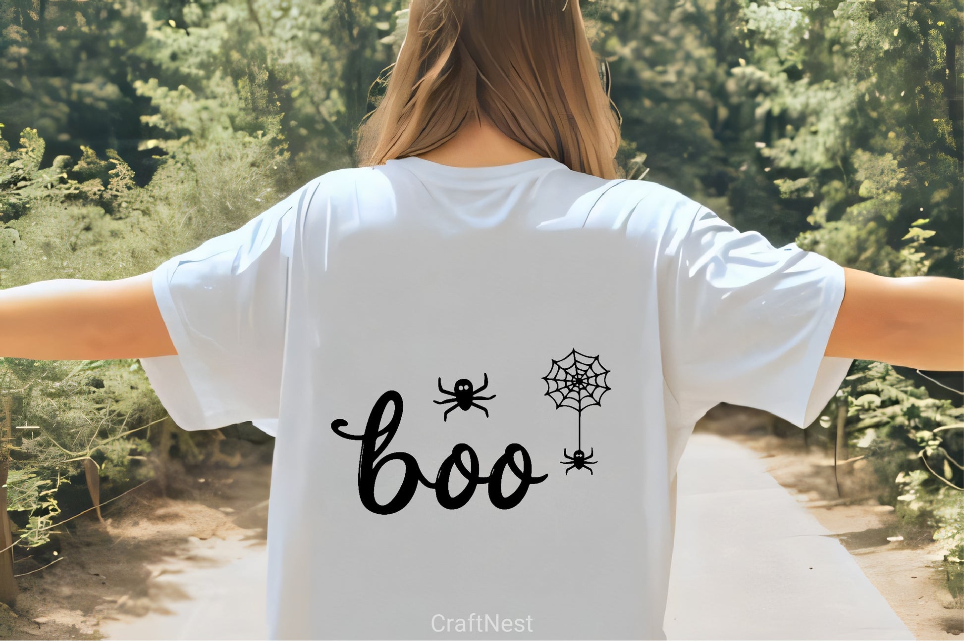 Black Script Boo Halloween Clipart Bundle - CraftNest - Digital Crafting and Art