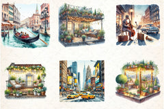 Summer City Clipart Bundle 154 - CraftNest - Digital Crafting and Art