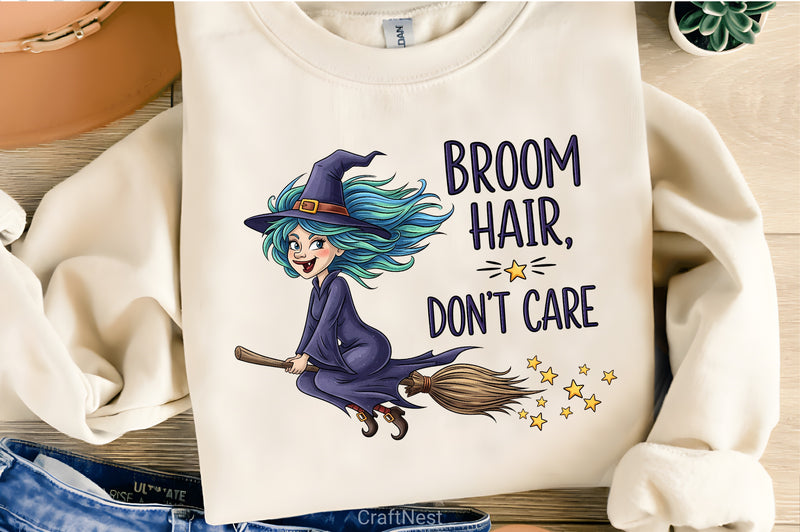 Broom Hair Clipart Bundle - CraftNest - Digital Crafting and Art