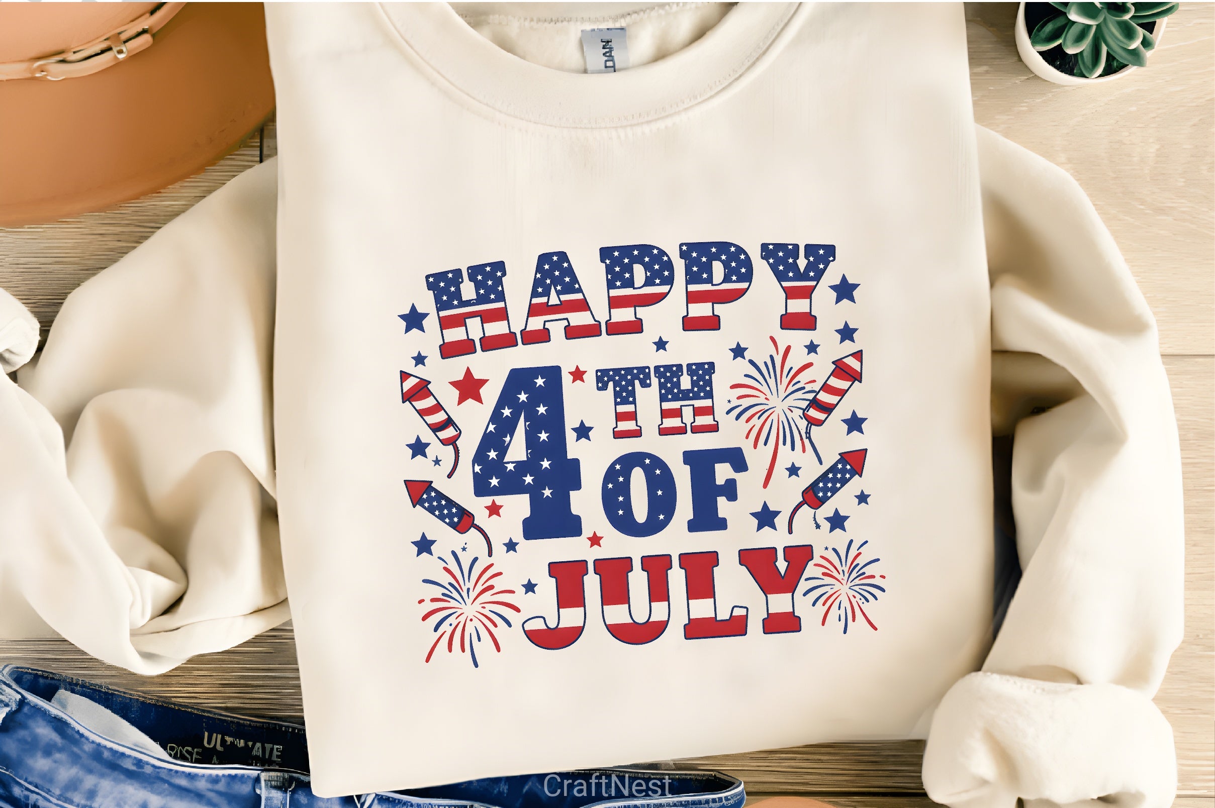 Happy 4th July Shirt Clipart Bundle - CraftNest - Digital Crafting and Art