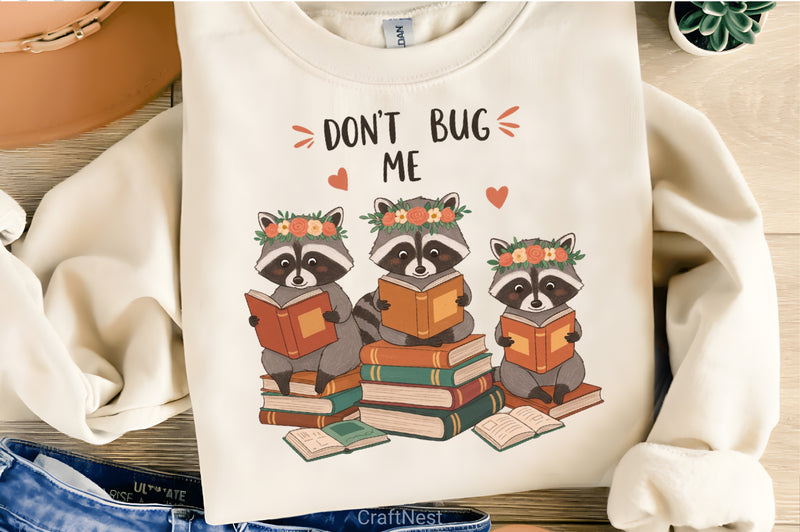 Don‚Äôt Bug Me Raccoon Clipart Bundle - CraftNest - Digital Crafting and Art