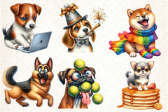 Quirky Funny Dog Clipart Bundle 8 - CraftNest - Digital Crafting and Art