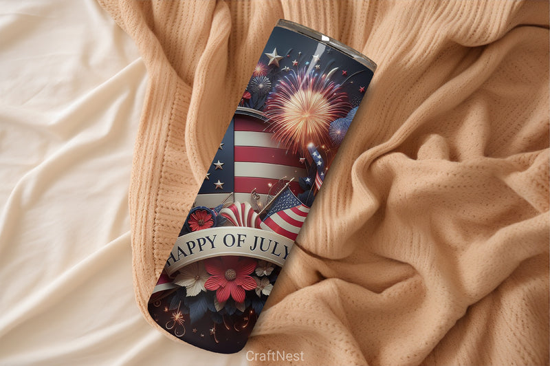 4th of July Tumbler Wrap Bundle 3 - CraftNest - Digital Crafting and Art