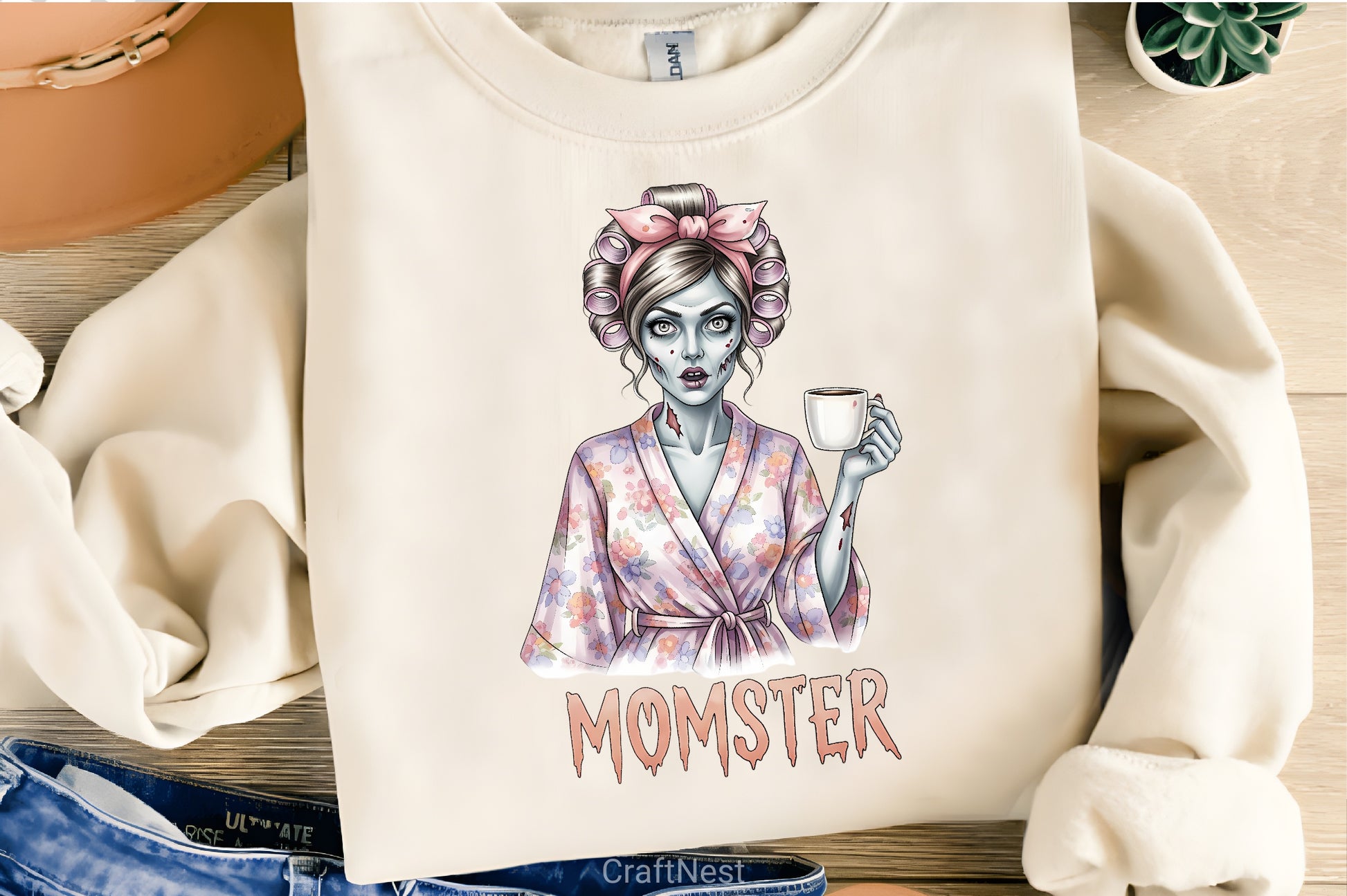 Morning Momster Clipart Bundle - CraftNest - Digital Crafting and Art