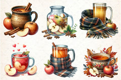 Apple Cider Clipart Bundle - CraftNest - Digital Crafting and Art