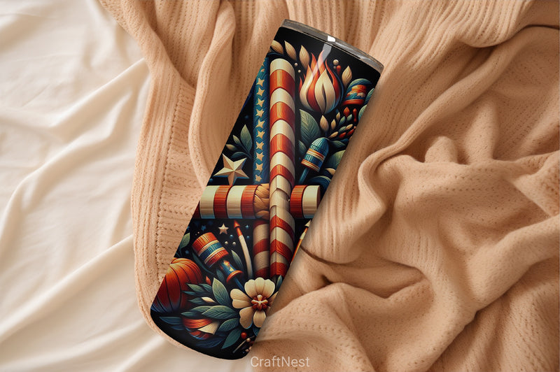 4th of July Tumbler Wrap Bundle 136 - CraftNest - Digital Crafting and Art