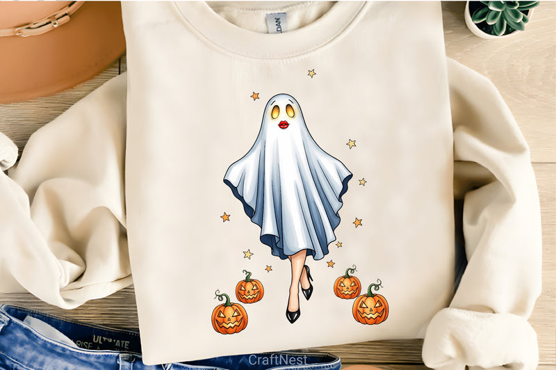 Ghostly Glamour Clipart Bundle - CraftNest - Digital Crafting and Art