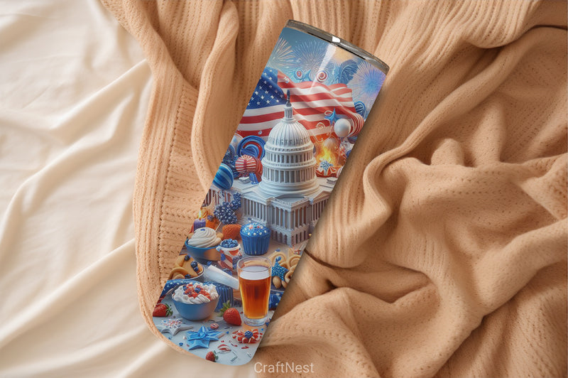 4th of July Tumbler Wrap Bundle 108 - CraftNest - Digital Crafting and Art