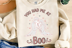 You Had Me At Boo Tee Clipart Bundle - CraftNest - Digital Crafting and Art
