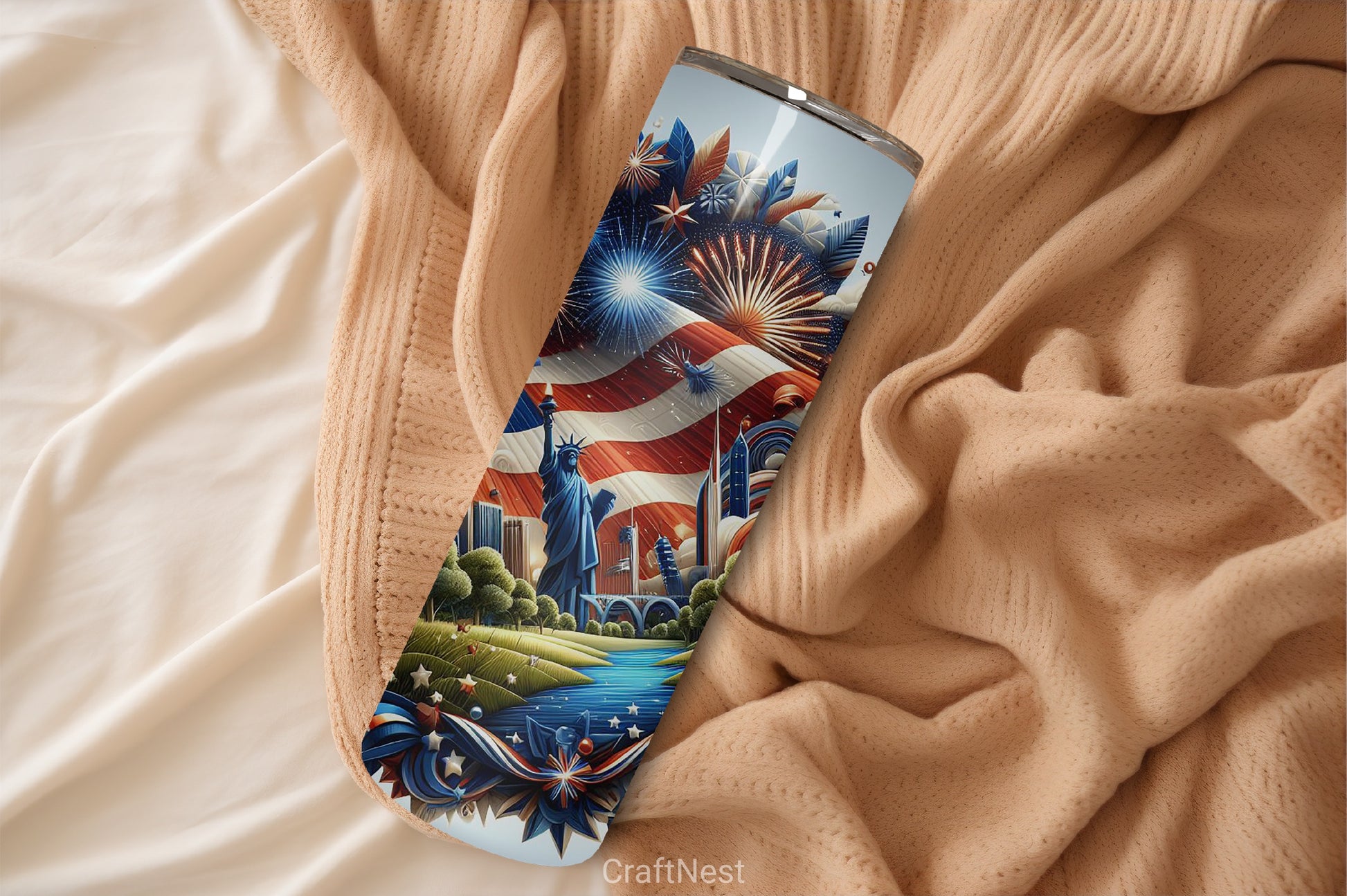 4th of July Tumbler Wrap Bundle  14 - CraftNest - Digital Crafting and Art