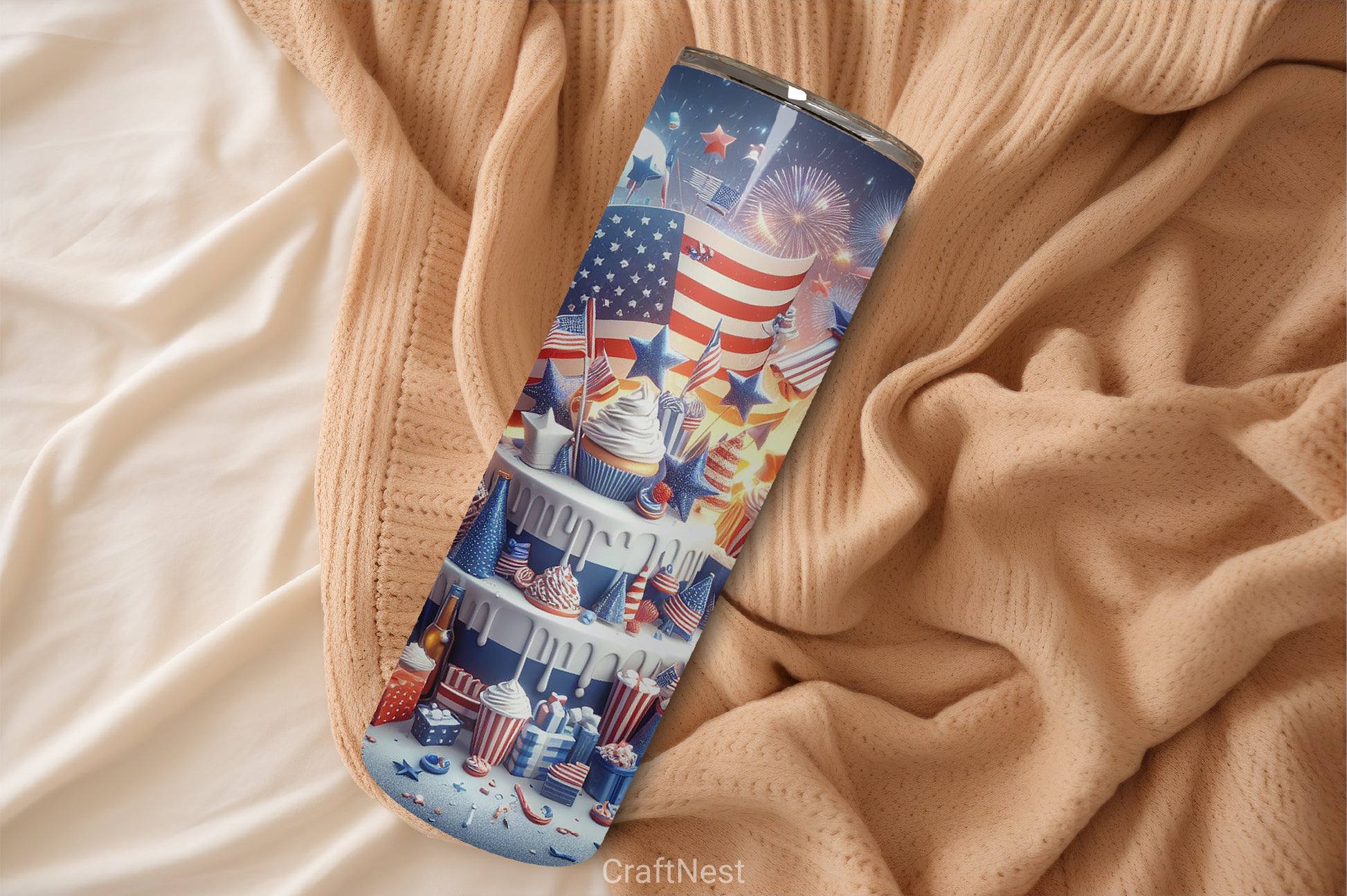 4th of July Tumbler Wrap Bundle 111 - CraftNest - Digital Crafting and Art