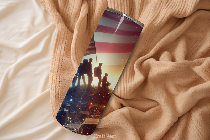 4th of July Tumbler Wrap Bundle 75 - CraftNest - Digital Crafting and Art