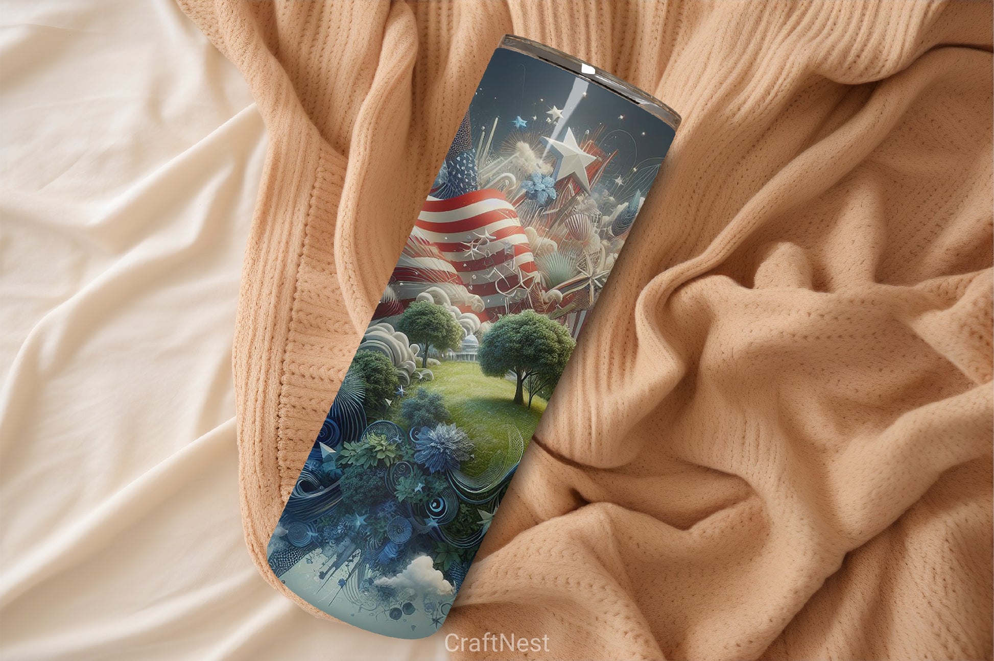 4th of July Tumbler Wrap Bundle 65 - CraftNest - Digital Crafting and Art