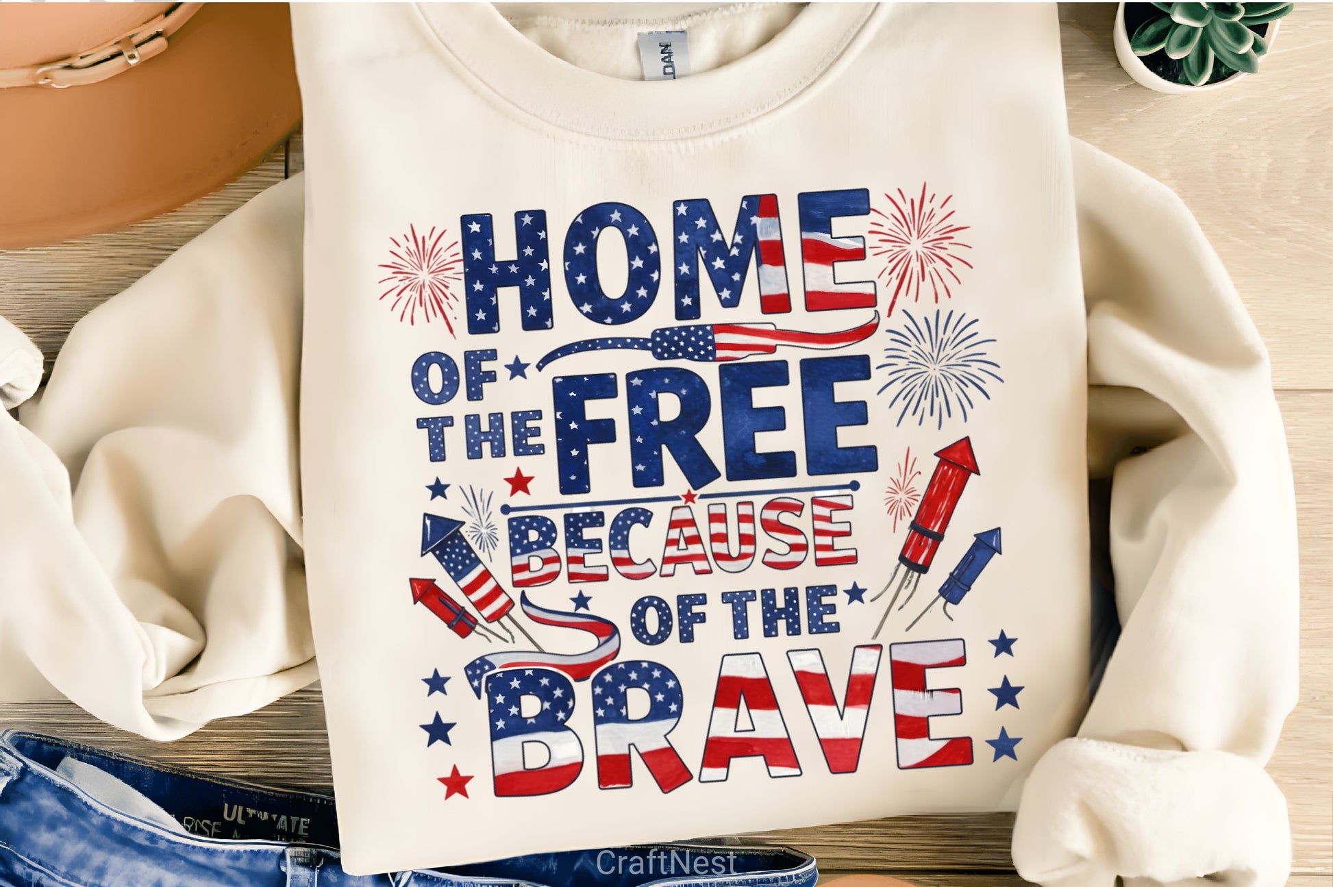 Home of the Free Brave Clipart Bundle - CraftNest - Digital Crafting and Art