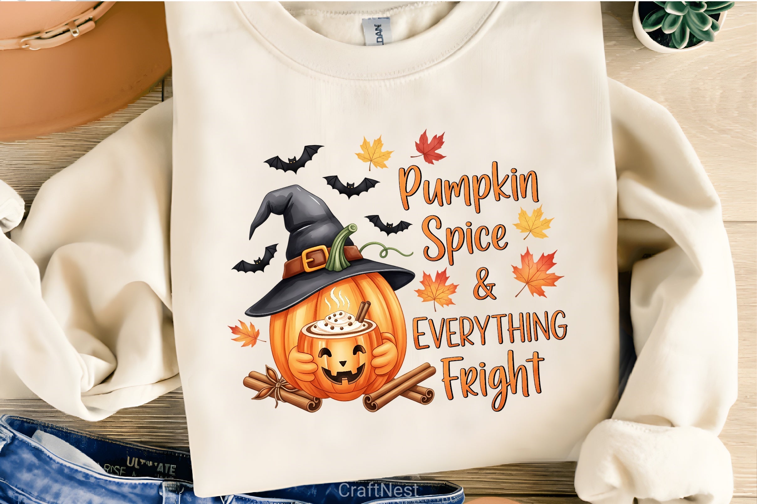Halloween Pumpkin Spice Latte Clipart Bundle - CraftNest - Digital Crafting and Art