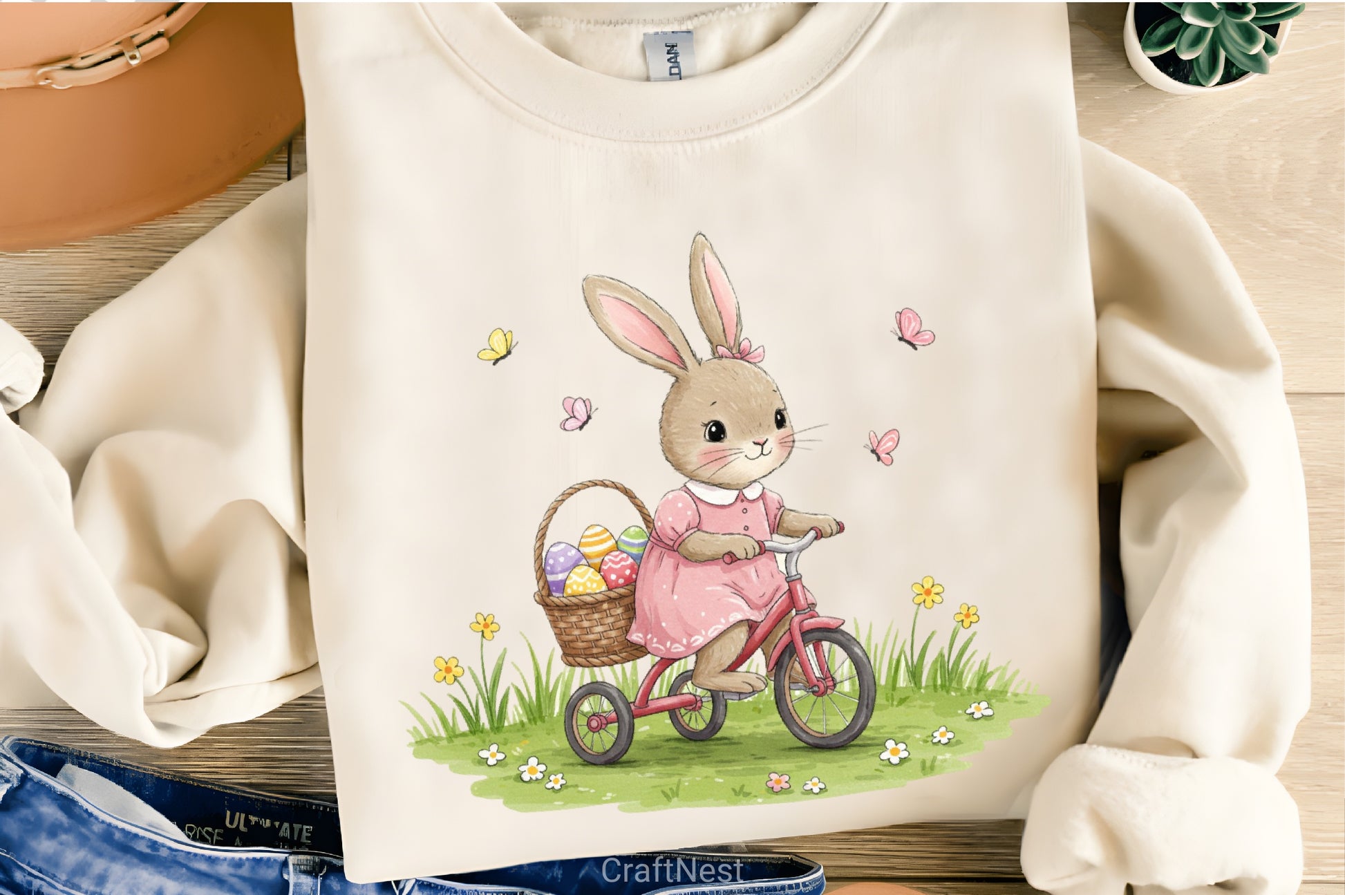 Vintage Easter Bunny Clipart Bundle 32 - CraftNest - Digital Crafting and Art