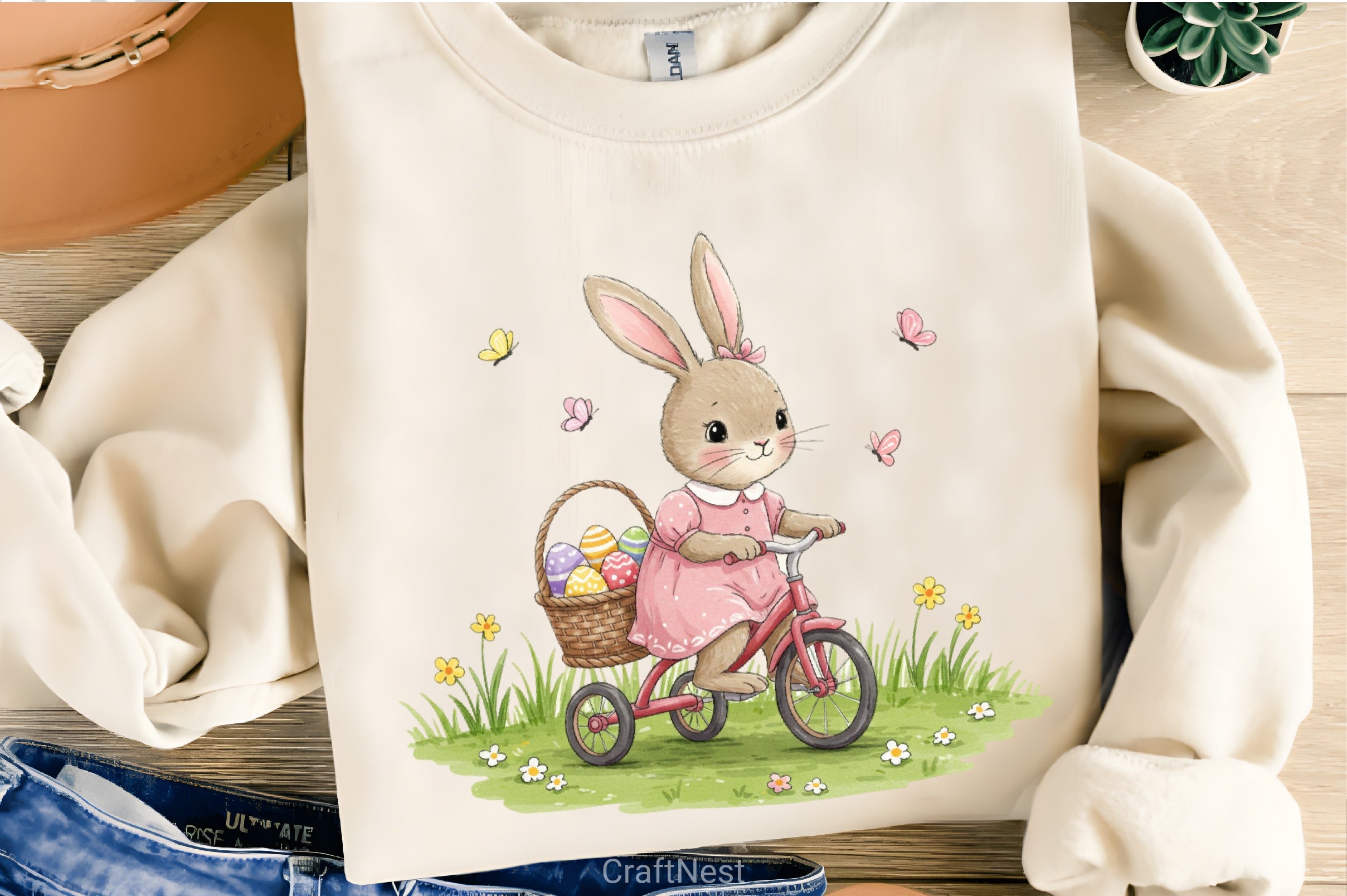 Vintage Easter Bunny Clipart Bundle 32 - CraftNest - Digital Crafting and Art