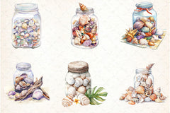 Ocean Sea Shell Clipart Bundle 99 - CraftNest - Digital Crafting and Art