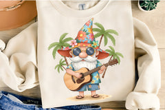 Island Tunes Summer Gnome Clipart Bundle 2 - CraftNest - Digital Crafting and Art