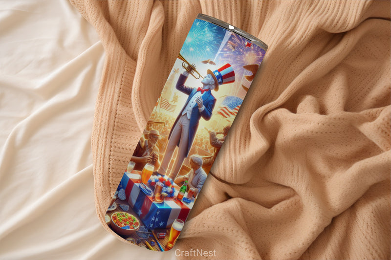 4th of July Tumbler Wrap Bundle 109 - CraftNest - Digital Crafting and Art