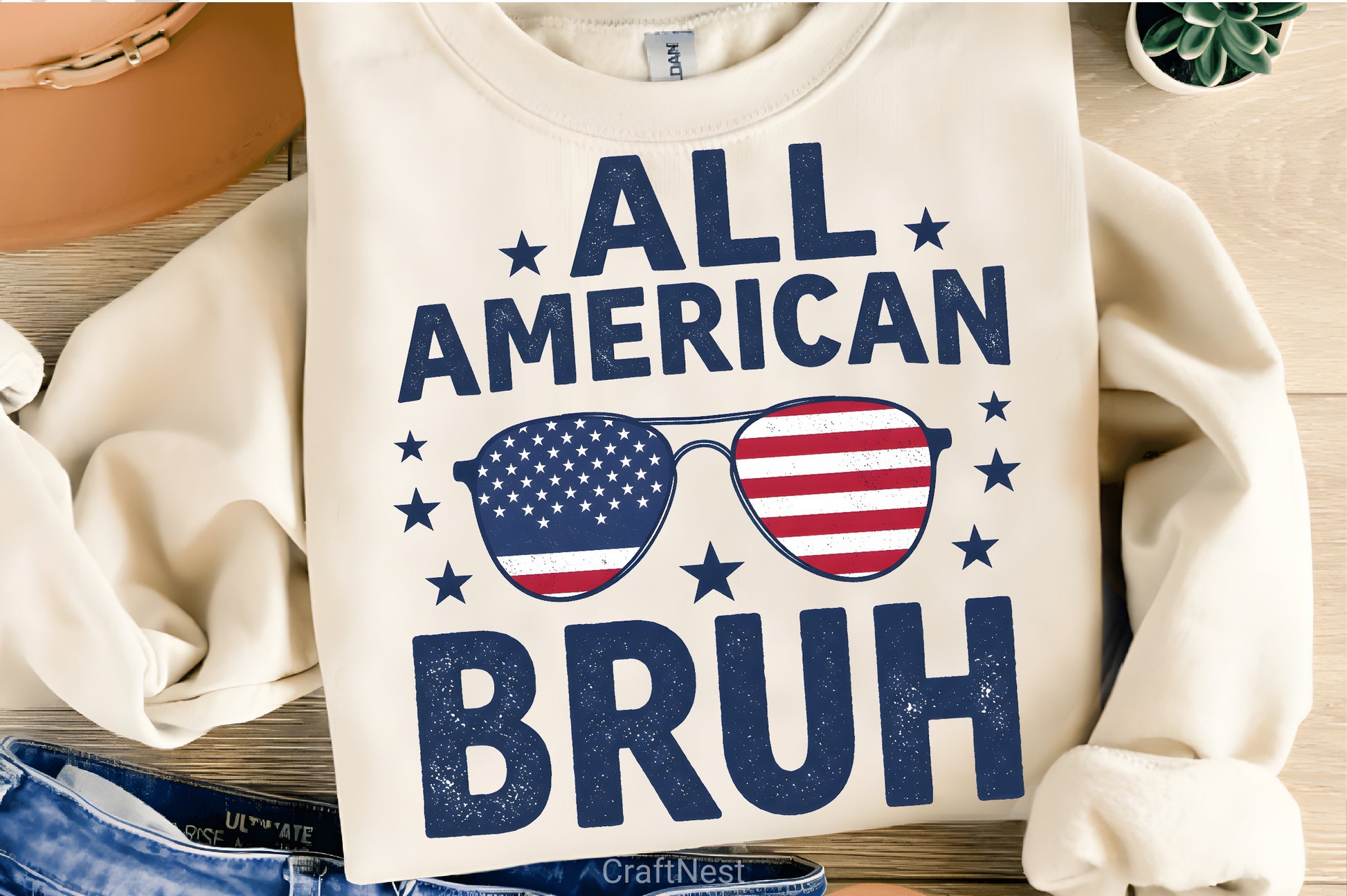 All American 4th of July Clipart Bundle 3 - CraftNest - Digital Crafting and Art