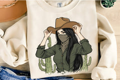 Cowgirl Woman Clipart Bundle 6 - CraftNest - Digital Crafting and Art