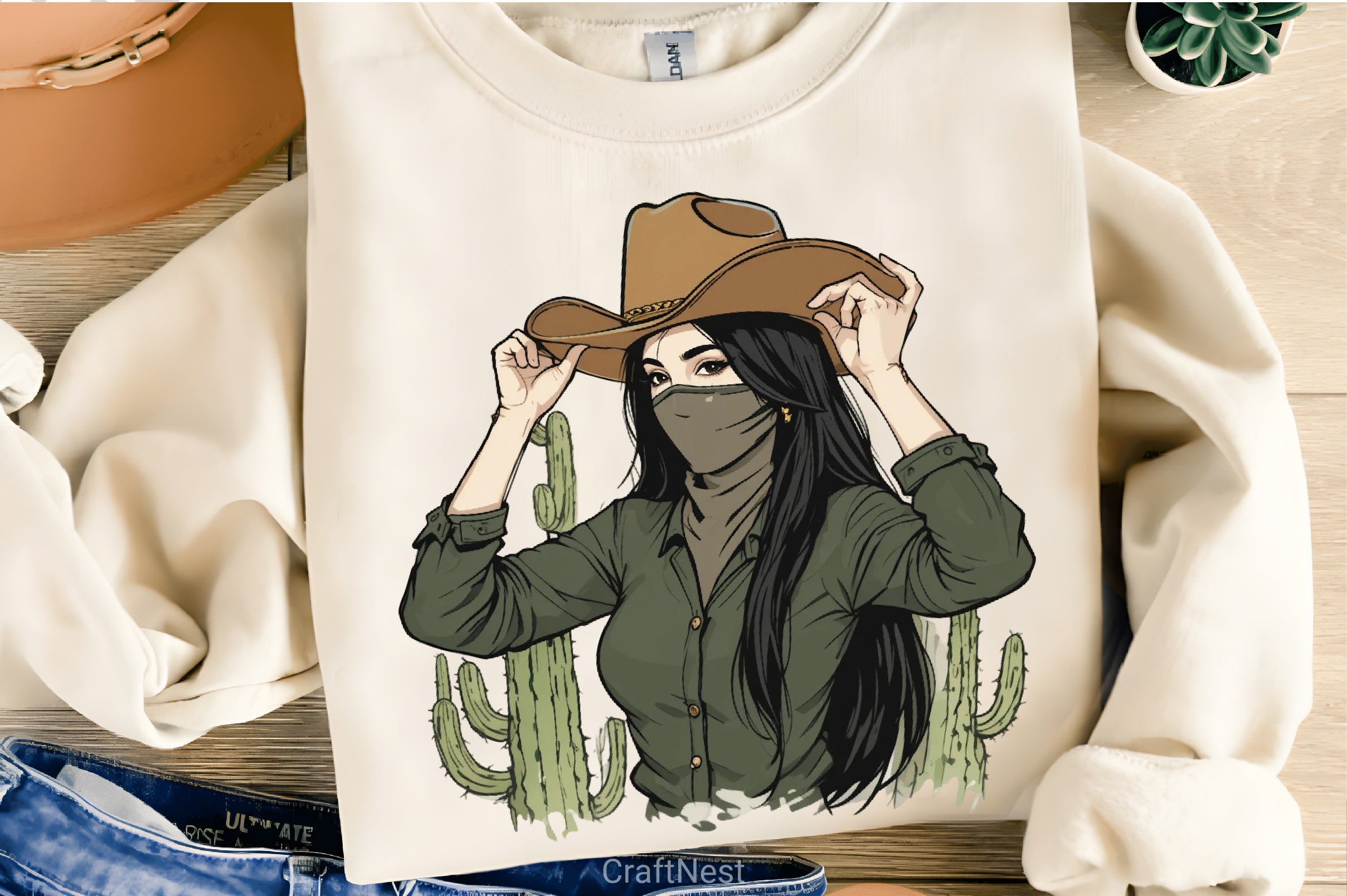 Cowgirl Woman Clipart Bundle 6 - CraftNest - Digital Crafting and Art