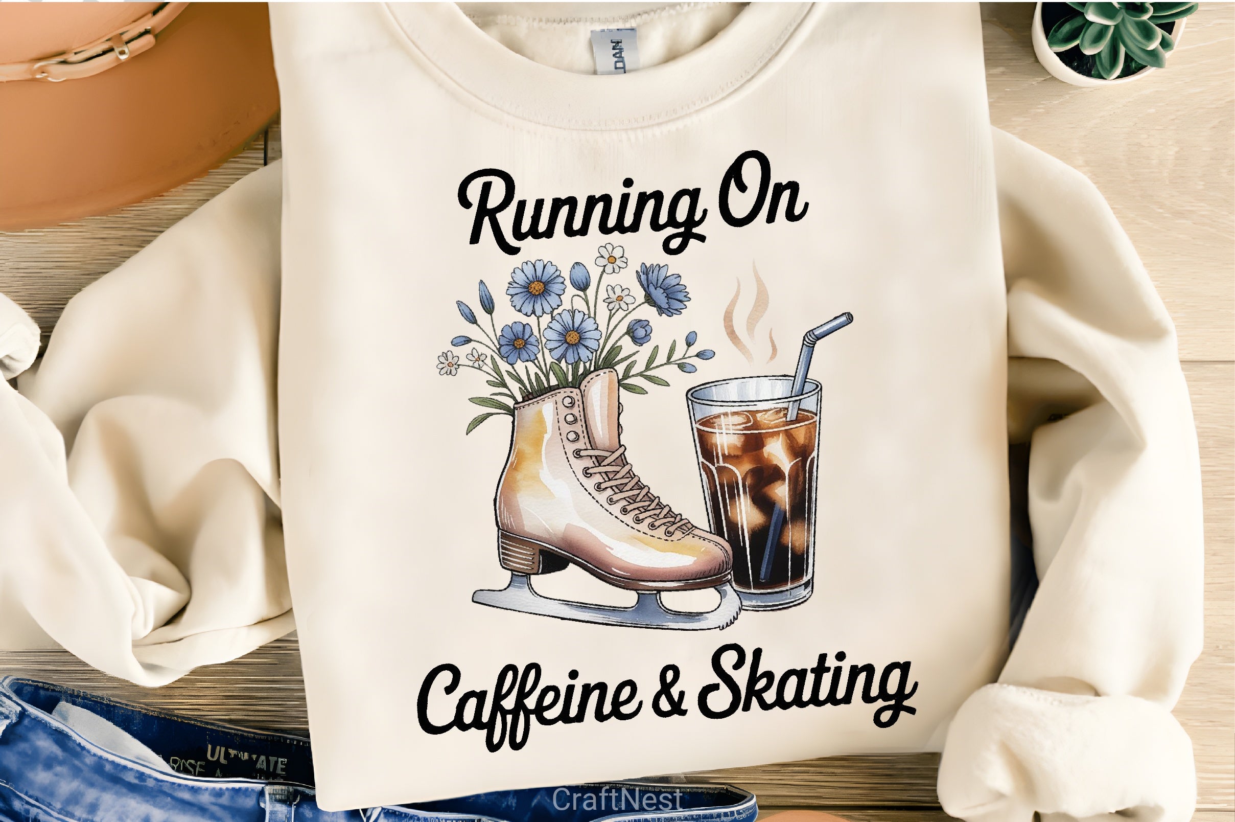 Skate & Iced Coffee Art Clipart Bundle - CraftNest - Digital Crafting and Art