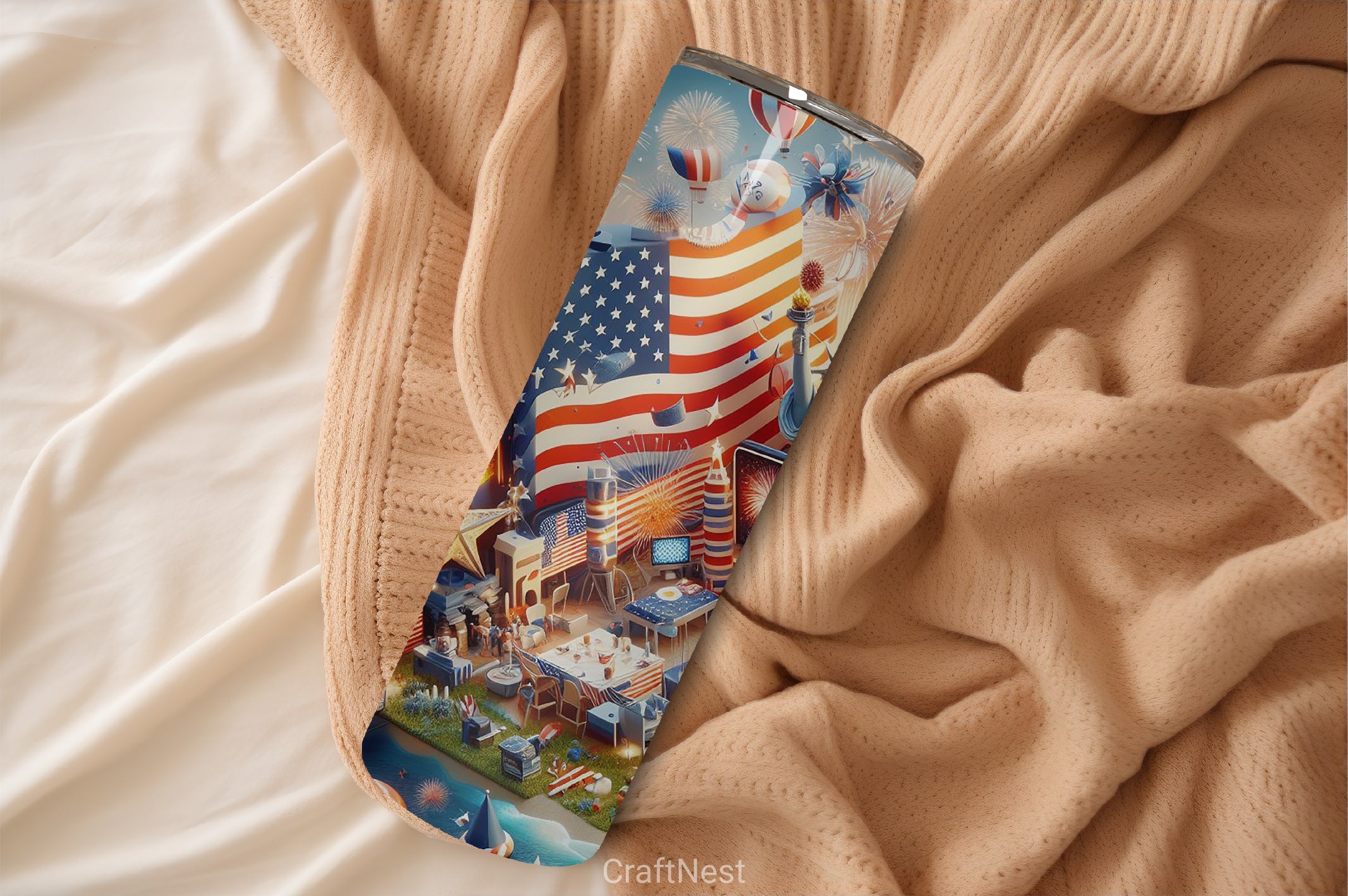 4th of July Tumbler Wrap Bundle 134 - CraftNest - Digital Crafting and Art