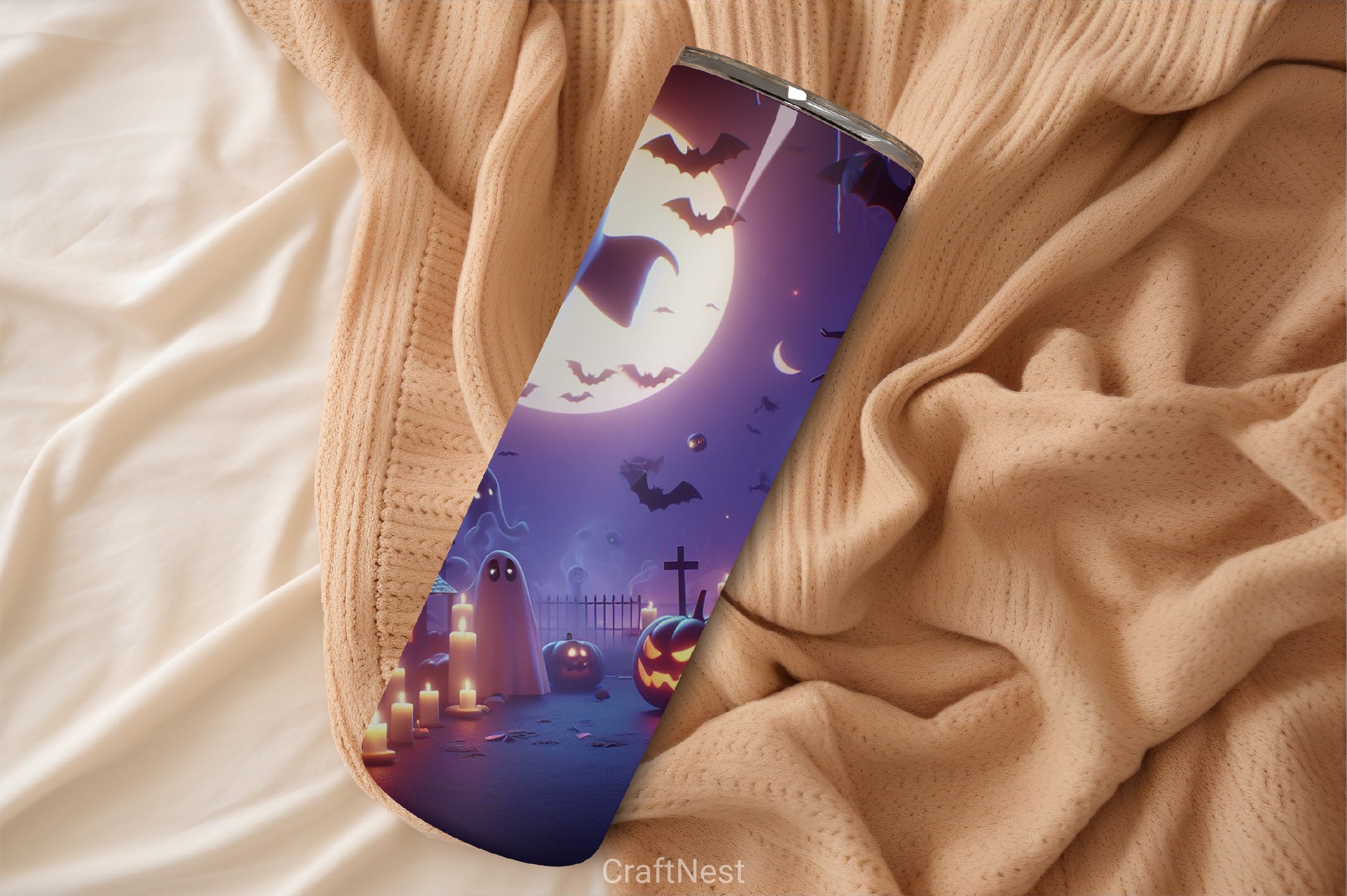Halloween Tumbler Wrap Bundle 25 - CraftNest - Digital Crafting and Art