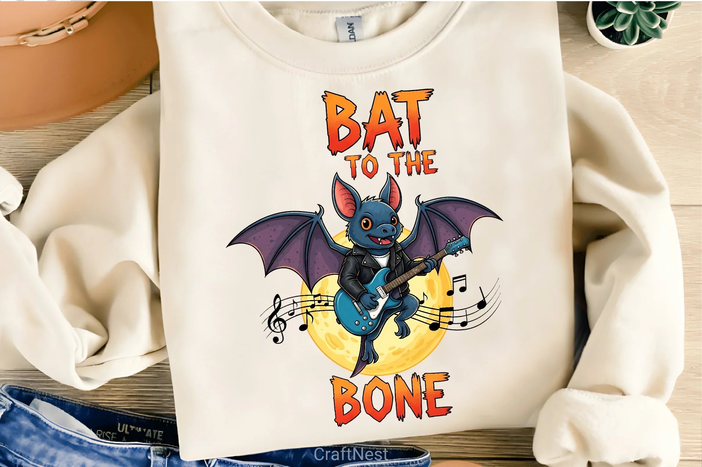 Halloween Rock Bat Clipart Bundle - CraftNest - Digital Crafting and Art