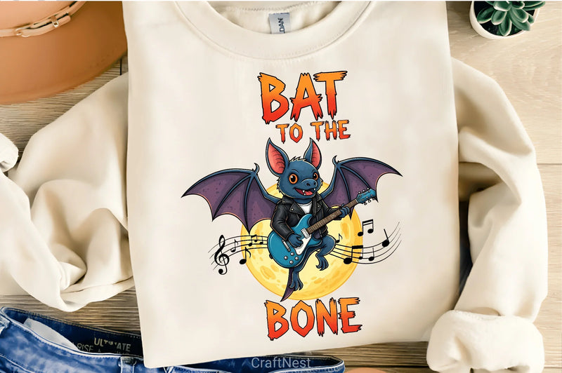 Halloween Rock Bat Clipart Bundle - CraftNest - Digital Crafting and Art