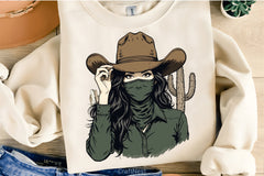 Cowgirl Woman Clipart Bundle - CraftNest - Digital Crafting and Art