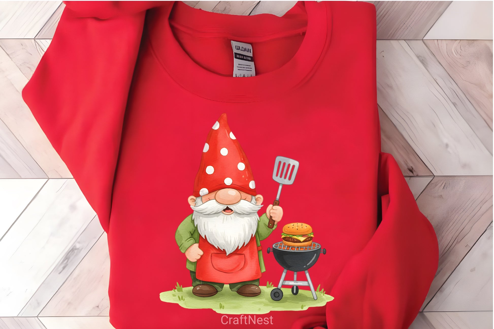 Grillin' And Chillin' Summer Gnome Clipart Bundle - CraftNest - Digital Crafting and Art