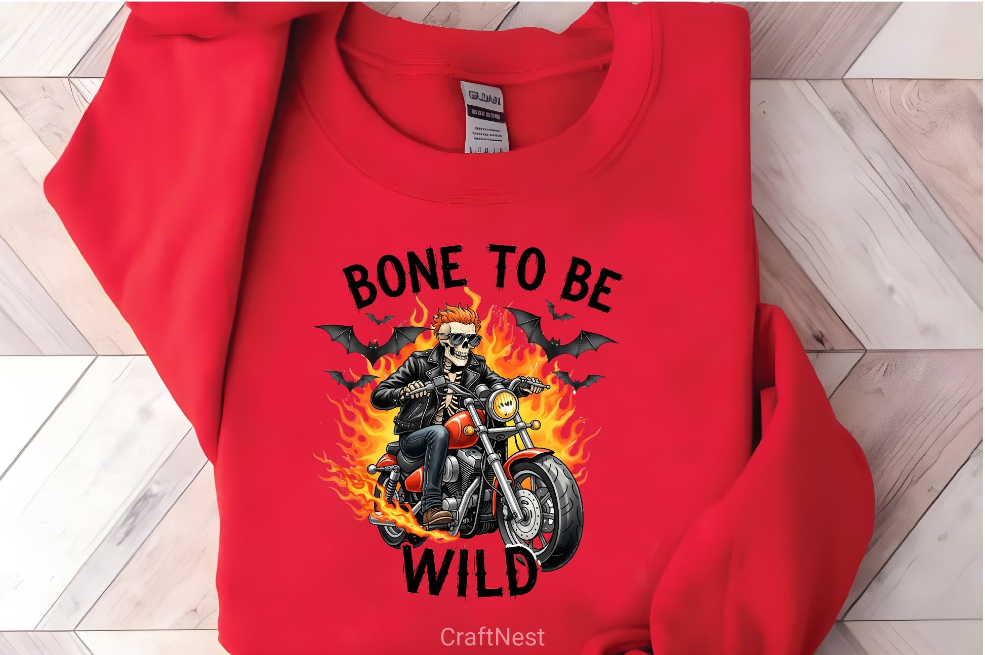 Bone To Be Wild Skeleton Biker Clipart Bundle - CraftNest - Digital Crafting and Art