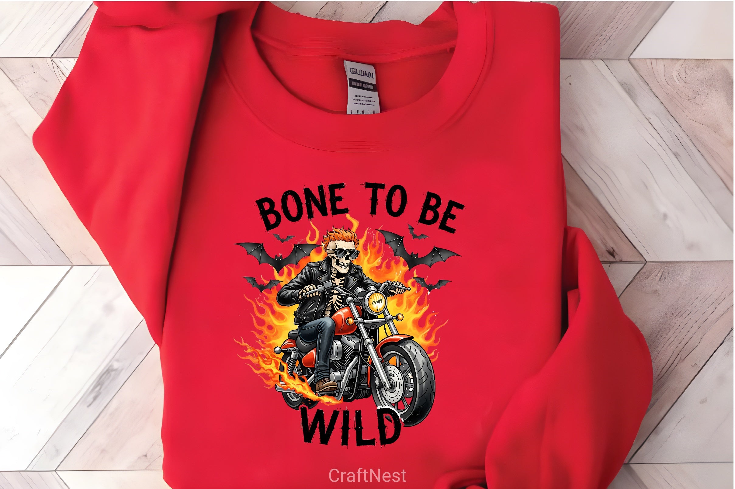 Bone To Be Wild Skeleton Biker Clipart Bundle - CraftNest - Digital Crafting and Art