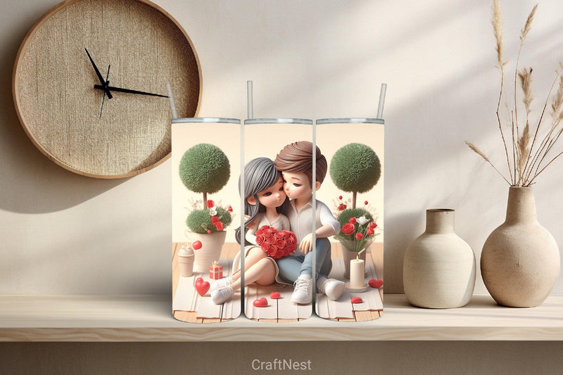 Valentine Tumbler Wrap Bundle 17 - CraftNest - Digital Crafting and Art