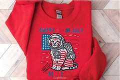 Happy 4th July Cats Clipart Bundle - CraftNest - Digital Crafting and Art