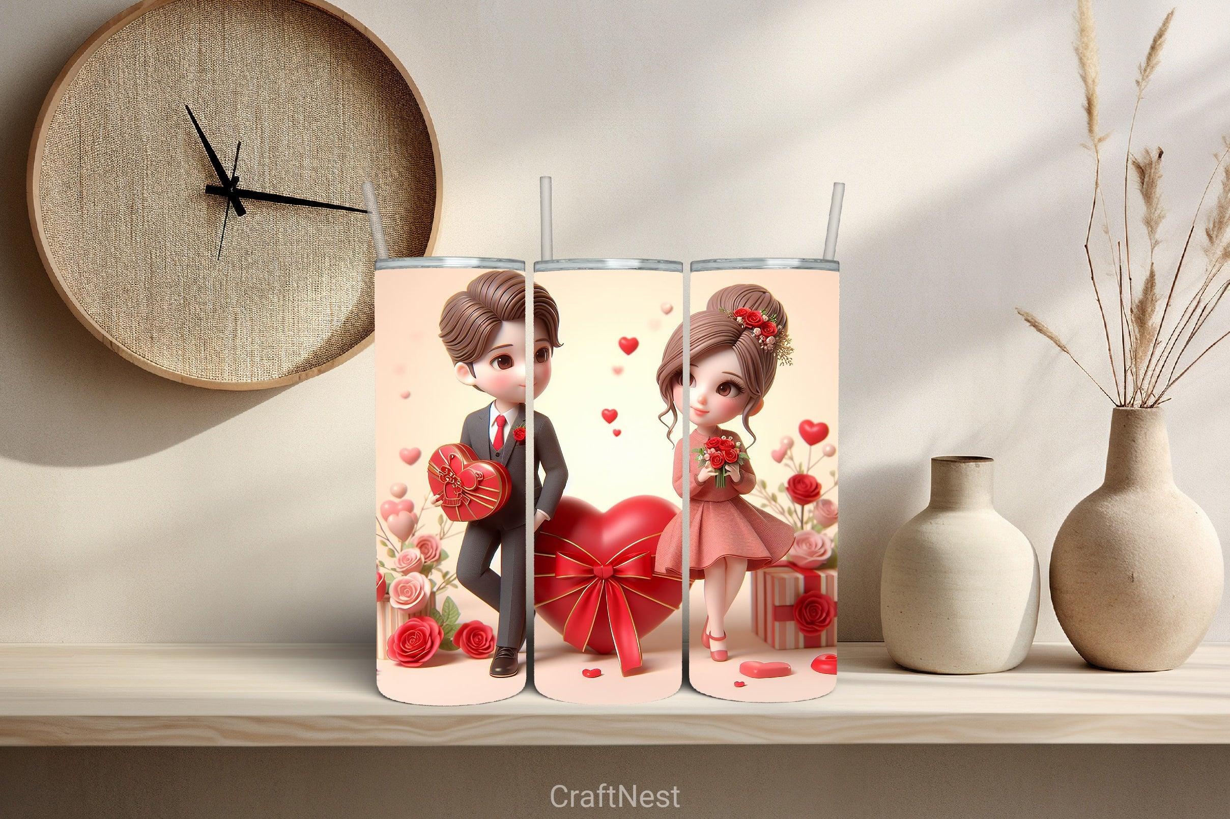 Valentine Tumbler Wrap Bundle 39 - CraftNest - Digital Crafting and Art