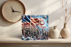 4th of July Tumbler Wrap Bundle 11 - CraftNest - Digital Crafting and Art