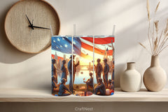 4th of July Tumbler Wrap Bundle 131 - CraftNest - Digital Crafting and Art