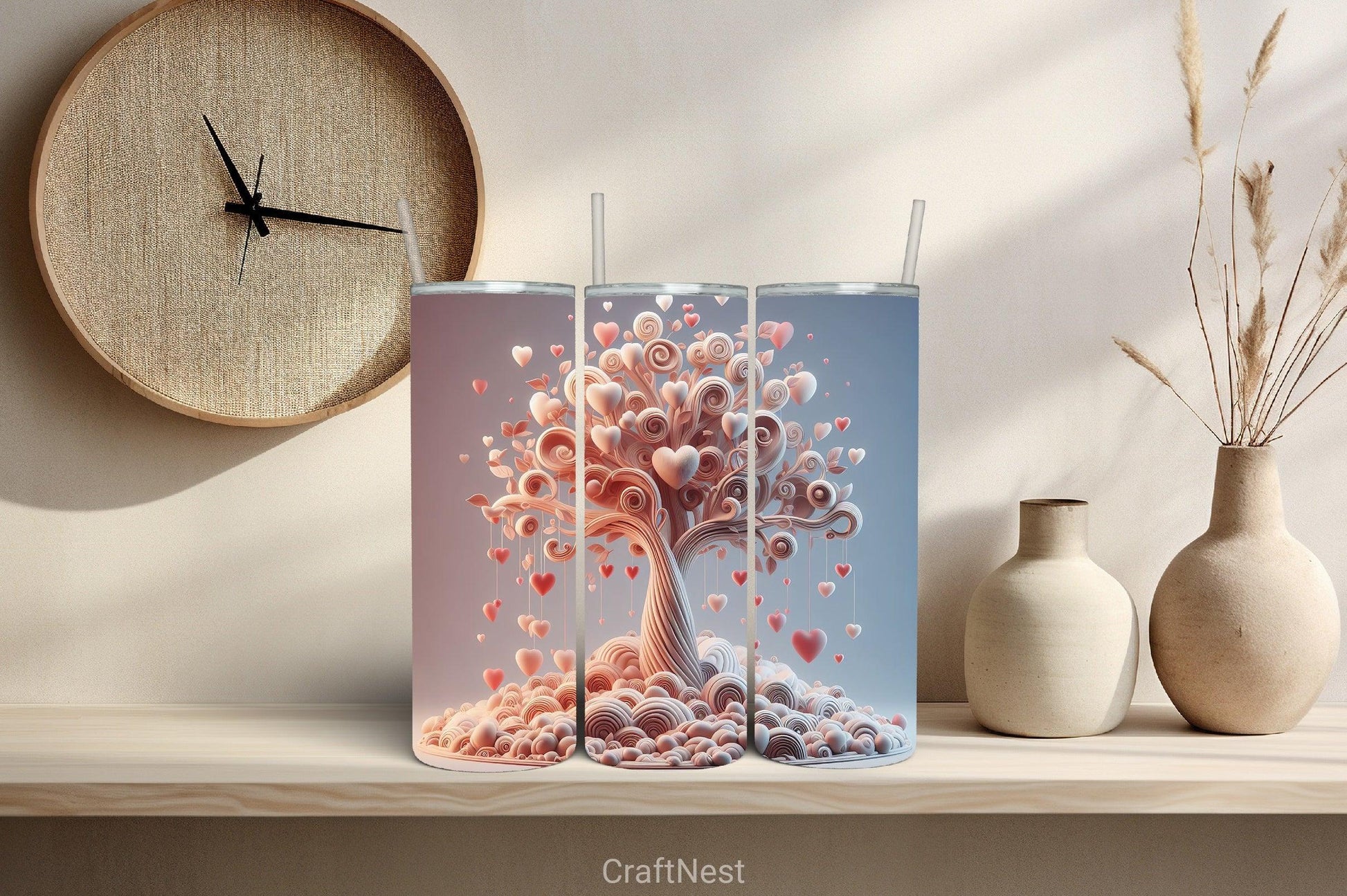 Valentines Tumbler Wrap Bundle 2 - CraftNest - Digital Crafting and Art