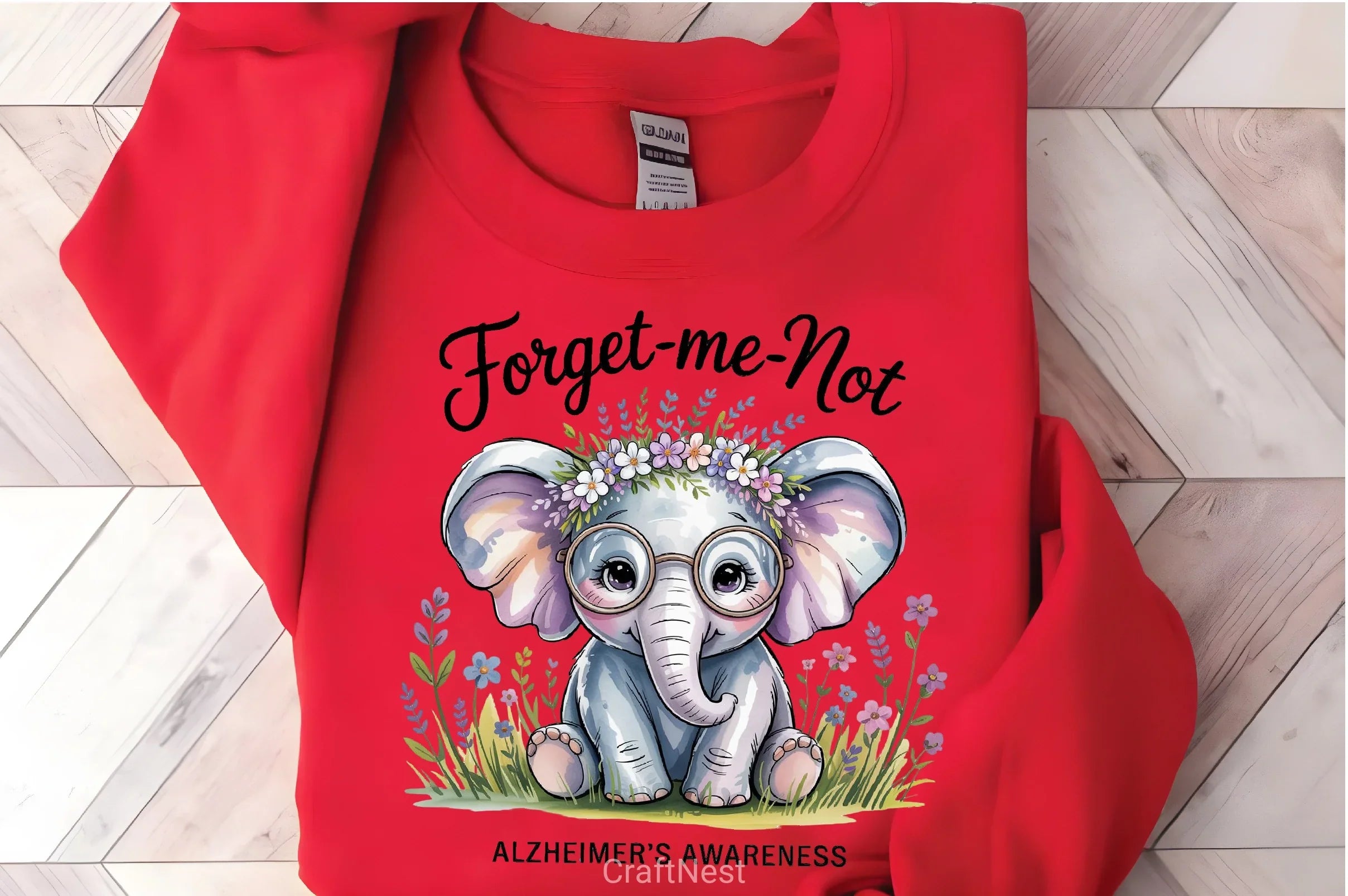 Elephant Glasses & Flowers Clipart Bundle - CraftNest - Digital Crafting and Art