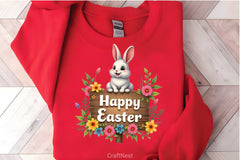 Cute Easter Rabbit Clipart Bundle - CraftNest - Digital Crafting and Art